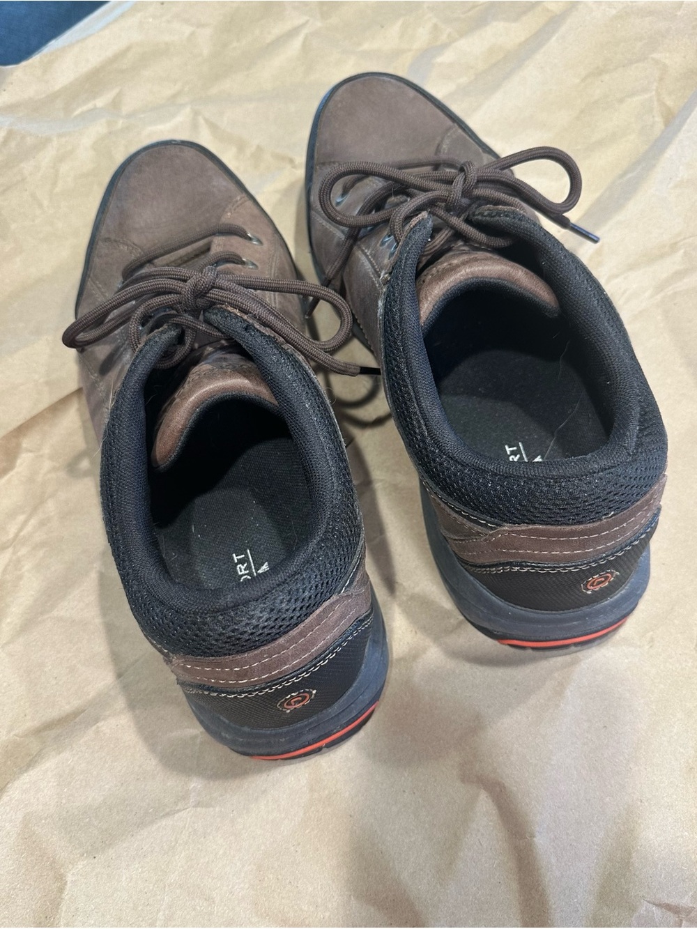 Rockport Men's Brown and Black Lace-Up Athletic Shoes